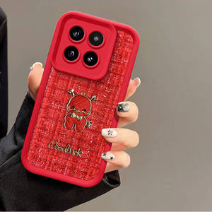 Felpa de estilo fragante adecuada para la funda del teléfono móvil 14Pro New Soft Red Rice K70 All-inclusive Drop-resistan - Product Image 6