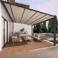 Auvent rétractable à cassette pleine robuste - Taille personnalisée, protection solaire extérieure pour balcon, restaurant