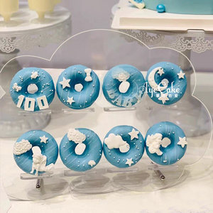 Espositore in Acrilico per Ciambelle, Piatto Freddo, Decorazione per Matrimoni, Biscotti, Macaron, Pane, Tavolo Dessert, Trasparente - Product Image 2