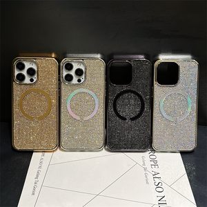 Lusso elettrolitica Bling Bling diamante magnetico cassa del telefono per iPhone 11 12 13 14 15 Pro Max - Product Image 6