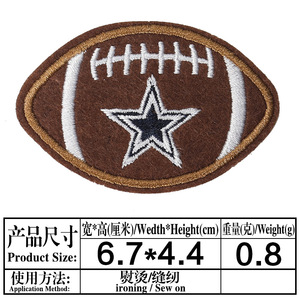 Parches Bordados del Equipo Deportivo de la <span class=keywords><strong>NFL</strong></span>, <span class=keywords><strong>Dallas</strong></span> Cowboys, Parches Personalizados Bordados de la <span class=keywords><strong>NFL</strong></span> Star Cowboy para Ropa, Gorras y Bolsos - Product Image 5