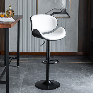 Tabourets <span class=keywords><strong>de</strong></span> bar pivotants en fer forgé, populaires, bon marché, modernes américains, en <span class=keywords><strong>toile</strong></span> <span class=keywords><strong>de</strong></span> <span class=keywords><strong>jute</strong></span>, en cuir PU, en cuir <span class=keywords><strong>de</strong></span> luxe, en bois massif - Product Image 5