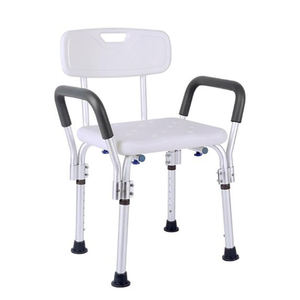 Asiento de baño de aluminio ligero y ajustable, <span class=keywords><strong>silla</strong></span> de <span class=keywords><strong>ducha</strong></span> duradera para discapacitados, equipo de seguridad para baño, terapia de rehabilitación - Product Image 6