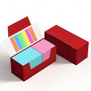 Combinación de Notas Adhesivas de Gran Capacidad y Diseño de Contenedor, Superventas, para Suministros Esenciales de Oficina, para Estudio y Trabajo - Product Image 3