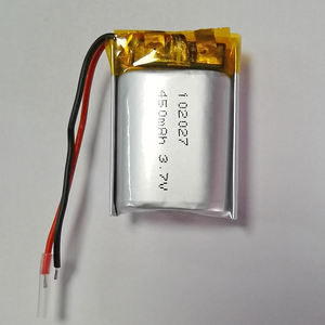 경량 소형 고밀도 102030 510mAh 초박형 리포 배터리 미니 파우치 셀 KRL 브랜드 1C~15C 방전율 1*20*30mm - Product Image 1