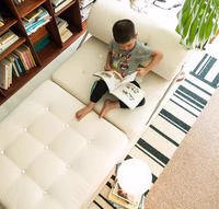 Schlafsofa Klappbar Dual-Use 2025 Neues Design All-in-One für Kleine Apartments Wohnzimmer Balkon Liegestuhl Edelstahlrahmen