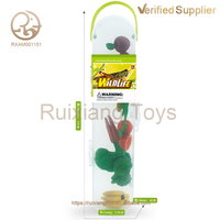 Figuritas en miniatura de PVC Unisex de frutas y verduras, juguetes de jardín de hadas, zanahorias de maíz y plátano de manzana para niños