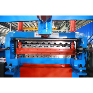 Metallglasur-Doppelschicht-Dachziegel-Rollformmaschine YX18-75.4-720&740&990YX25-140-720&1000 - Product Image 5