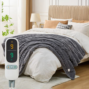 Nouvelle Couverture Chauffante Électrique en Tissu de Luxe pour l'Hiver, Certifiée CE RoHS EMC, Tailles Queen et King, Sûre pour Lit - Product Image 1