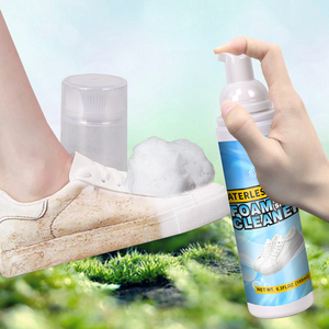 Brosse en <span class=keywords><strong>plastique</strong></span> personnalisée en usine, liquide de nettoyage pour <span class=keywords><strong>chaussures</strong></span> blanches, mousse nettoyante pour baskets - Product Image 4