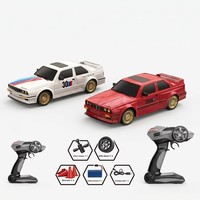 Coche RC E30 de Carreras Profesional 1/16 de Alta Velocidad 4WD para Competición de Derrapes, Control Remoto Proporcional 2.4Ghz, Luz Recargable, Juguete para Niños