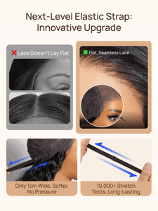 Peluca de Cabello Humano Brasileño Liso Premium, Precortada, con Encaje HD 13x4, sin Pegamento, Transpirable e Invisible, para Vendedores - Product Image 6