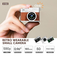 Mini Cámara Retro Portátil al por Mayor, Cámara Micro Compacta de 1080P, Ligera para Vlogging, Viajes, Cámaras de Fotos y Vídeo de Bolsillo