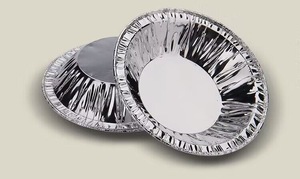 Contenedor desechable de papel de aluminio redondo para tartaletas, bandejas de papel de aluminio para hornear, suministros de calidad alimentaria, bandeja para tartaletas - Product Image 5