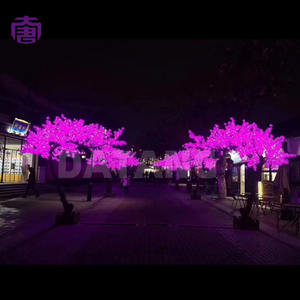 Impresionante Árbol de Luz LED de Plástico con Flores de Cerezo Radiantes para Decoración de Eventos en Interiores y Exteriores - Product Image 3