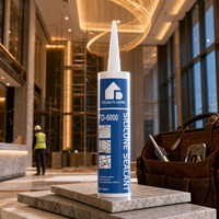 Scellant silicone neutre professionnel FEIDU'S HOME FD-6000 300ml, adhésif haute résistance, forte adhérence, pour construction et étanchéité, bleu