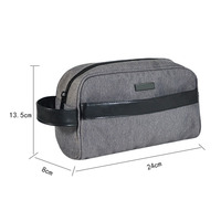 Portefeuille RFID multifonctionnel pour homme MAY ZOO, sur mesure, pour affaires, avec porte-passeport et étui à cartes, imprimé par transfert thermique sur polyester