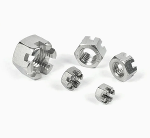 Prix usine OEM DIN935 Écrou à queue hexagonal rainuré en acier inoxydable zingué galvanisé - Product Image 2