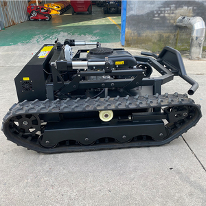 Low Fuel Hot Top Small Crawler Remote <b>Control</b> Mower Farm Grass Blade Automatic Lawn Robot Simple Commercial Mowing Price High - Product Image 2