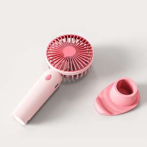 ミニ3速調節可能ファン<span class=keywords><strong>USB</strong></span>充電式デスクファン1200mAhバッテリー容量ハンドヘルドポータブルポケットファン - Product Image 4