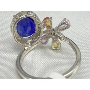 Nouvelle bague en argent sterling 925, saphir bleu de luxe, saphir maltais, best-seller, cadeau, fête, mariage, cérémonies religieuses, événements - Product Image 3