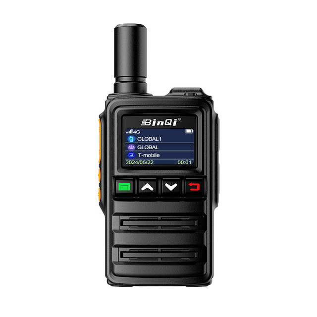 Binqi BQ-116EN 4G POC Walkie Talkie Long Range SIM Card Enabled Two Way Radio Handheld Wireless Intercom 2500-3000mAh Battery