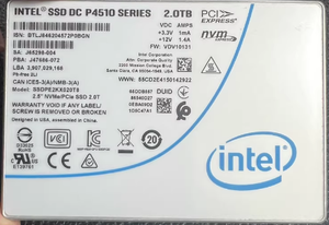 Intel P4510 2T U.<span class=keywords><strong>2</strong></span> NVMe SSD корпоративного класса (твердотельный накопитель) - Product Image 4