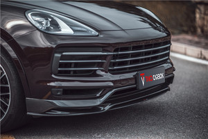 Piezas de Auto para Porsche Cayenne, Kit de Carrocería de Fibra, Mejora para Cayenne, Difusor Delantero de Fibra de Carbono, Faldones Laterales - Product Image 2