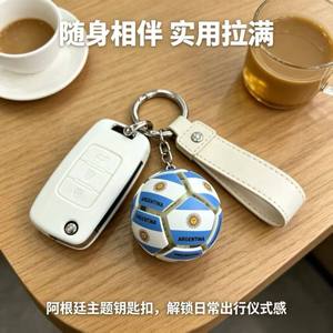 Porte-clés anti-stress personnalisé avec logo, en forme de ballon de football, jouet sensoriel, cadeau promotionnel pour événements sportifs, pour enfants et adultes - Product Image 6
