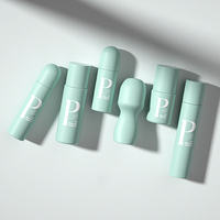 Nouvel emballage unique et écologique en plastique PE pour sérum de soin de la peau, huile essentielle, flacon à bille avec impression personnalisée sur écran et capacité sur mesure