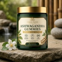 Gummies véganes OEM à marque privée Ashwagandha Fudge pour la santé immunitaire, l'endurance, la force et la gestion du stress – Déconseillé aux femmes enceintes