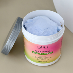 Salon Professional 8 Levels Bleaching Powder Skin, Strong Fade Dust-Free Hair <strong>Bleach</strong> Powder and <strong>Developer</strong> - Product Image 4