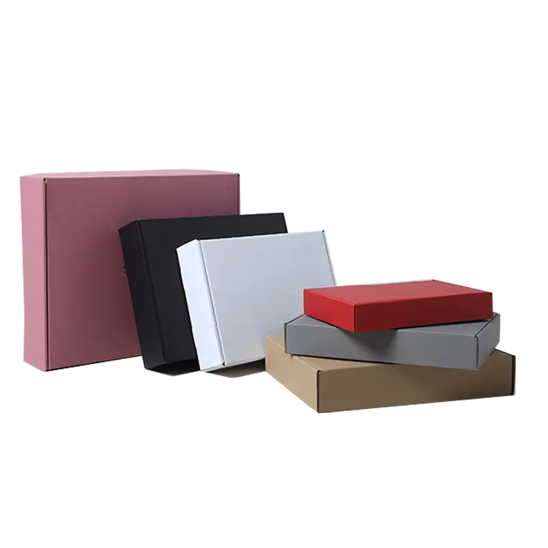 Toptan oluklu nakliye kutuları boyutu 40*30*8 CM özel logo geri dönüşümlü karton posta kağit kutu