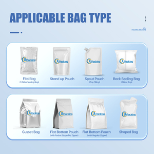 Jcl cà phê PREMADE Dây Kéo Túi doypack điền Máy đóng gói trọng lượng niêm phong máy đóng gói - Product Image 6