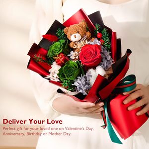 Regalos Por El Dia <span class=keywords><strong>De</strong></span> La Madre Bouquets <span class=keywords><strong>De</strong></span> Roses Préservées Saint Valentin 2024 Noël pour toujours stabilisé <span class=keywords><strong>de</strong></span> luxe - Product Image 3