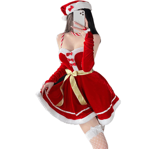 Disfraz <span class=keywords><strong>de</strong></span> <span class=keywords><strong>Conejita</strong></span> Sexy para Juego <span class=keywords><strong>de</strong></span> Roles, Uniforme Navideño, Vestido <span class=keywords><strong>de</strong></span> Terciopelo <span class=keywords><strong>de</strong></span> Mamá Noel, Disfraz <span class=keywords><strong>de</strong></span> Cosplay - Product Image 6