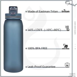 Botella de Agua Deportiva de 30 oz con Tapa Abatible a Prueba de Fugas, Libre de BPA, Tritán Reutilizable, para Gimnasio y Actividades al Aire Libre - Product Image 5