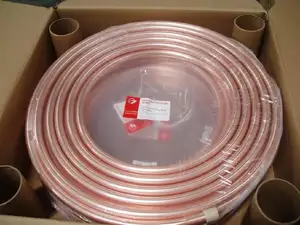 Tubo de cobre para ar condicionado ASTM R410A C12100 Tubo de cobre de alta qualidade 6.35mm 1 \ 4 polegadas