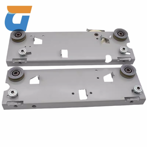 Ningbo Ouling Moderne Acier Rapide <span class=keywords><strong>Fuji</strong></span> Ascenseur <span class=keywords><strong>Porte</strong></span> Plaque De Suspension OCM1 Plancher <span class=keywords><strong>Porte</strong></span> Dispositif 48 <span class=keywords><strong>Porte</strong></span> Suspendue Roue Ascenseur Pièces - Product Image 3