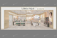 01-BJiS001 Diseño Interior de Tienda Personalizado, Vitrina de Exhibición K-beauty, Mueble de Exhibición para Tienda de Cosméticos