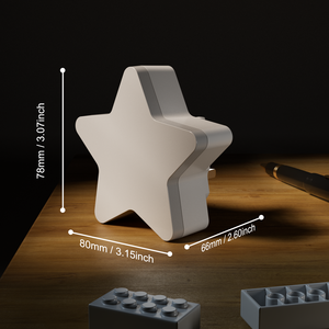 Energy Saving 0.5W Star Night <b>Light</b> ABS <b>Plug</b> <b>In</b> LED Lamp with <b>Light</b> <b>Sensor</b> for Bedroom Hallway Nursery Wholesale - Product Image 4