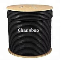 Cable LAN UTP Cat5e/Cat6/Cat6a CHANGBAO - 4 Pares 23AWG 305m Rollo, Cable Ethernet de Alta Velocidad para Exteriores para Cableado Comercial