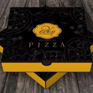 Boîte d'emballage pour pizza en carton ordinaire de taille moyenne - Product Image 1