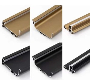 Royen-armario de cocina dorado de alta calidad, manija de aluminio sin mano, perfil para armario, cajón - Product Image 1