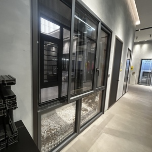 <span class=keywords><strong>Moustiquaire</strong></span> intégrée à la fenêtre <span class=keywords><strong>coulissante</strong></span> en aluminium, verrouillage de sécurité, insonorisée <span class=keywords><strong>pour</strong></span> les résidences - Product Image 4