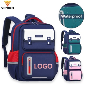 VIPOKO özel Logo sırt çantası Schoolbag 1-6 sınıf erkek kız öğrenci okul kitap çantası için okul sırt çantası Polyester moda fermuar - Product Image 1