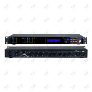 Excelente Precio, Procesador de Audio DSP de Alta Calidad EIF LA204, 24 Bits, 2 Entradas, 4 Salidas, Metálico, para Actuaciones en Escenario, Servicios OEM - Product Image 4