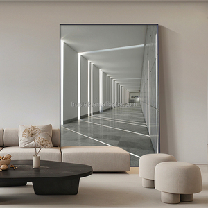 Quadro da Parete Moderno <span class=keywords><strong>di</strong></span> Lusso con Stampa Digitale 3D ad Acquerello in Stile Nordico con Cornice in Lega <span class=keywords><strong>di</strong></span> Alluminio - Product Image 4