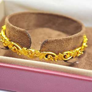 UM JEWELRY Bracelets/Joncs en Cuivre Incrustés de Perles Design Simple Certifiés NGTC Unisexe Cadeau Usage Quotidien Tendance - Product Image 6