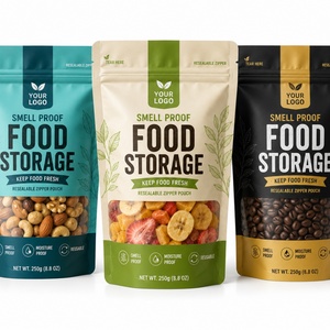 Custom Printed Heat Seal Aluminum Foil Freeze Dried Candy Packaging Doypack Stand up Pouch Mylar <b>Bags</b> with <b>clear</b> Window - Product Image 1